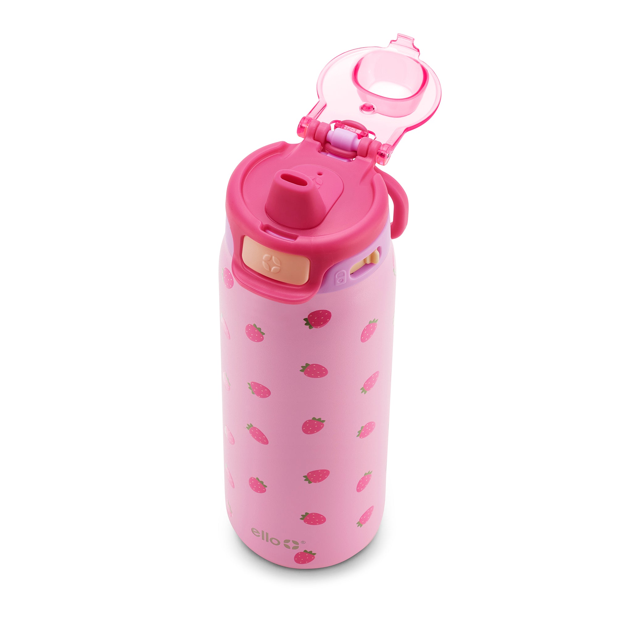 454-1802-401_ELLO_SS_Pop_and_Fill_18oz_Stainless_Steel-Strawberries-High_Angle.jpg