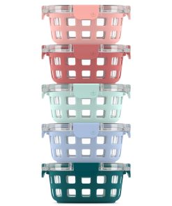 Duraglass? Round Meal Prep Containers. Set of 5