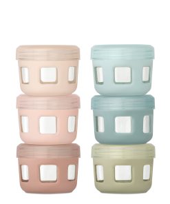 Clean Start Baby Glass Food Jars - 6 Pack